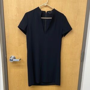 Alice + Olivia black shift mini Dress